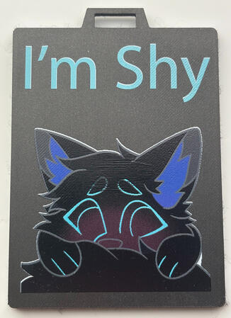 Shy Badge
